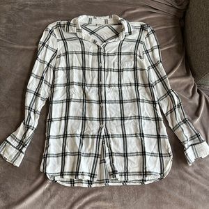 Black and white flannel